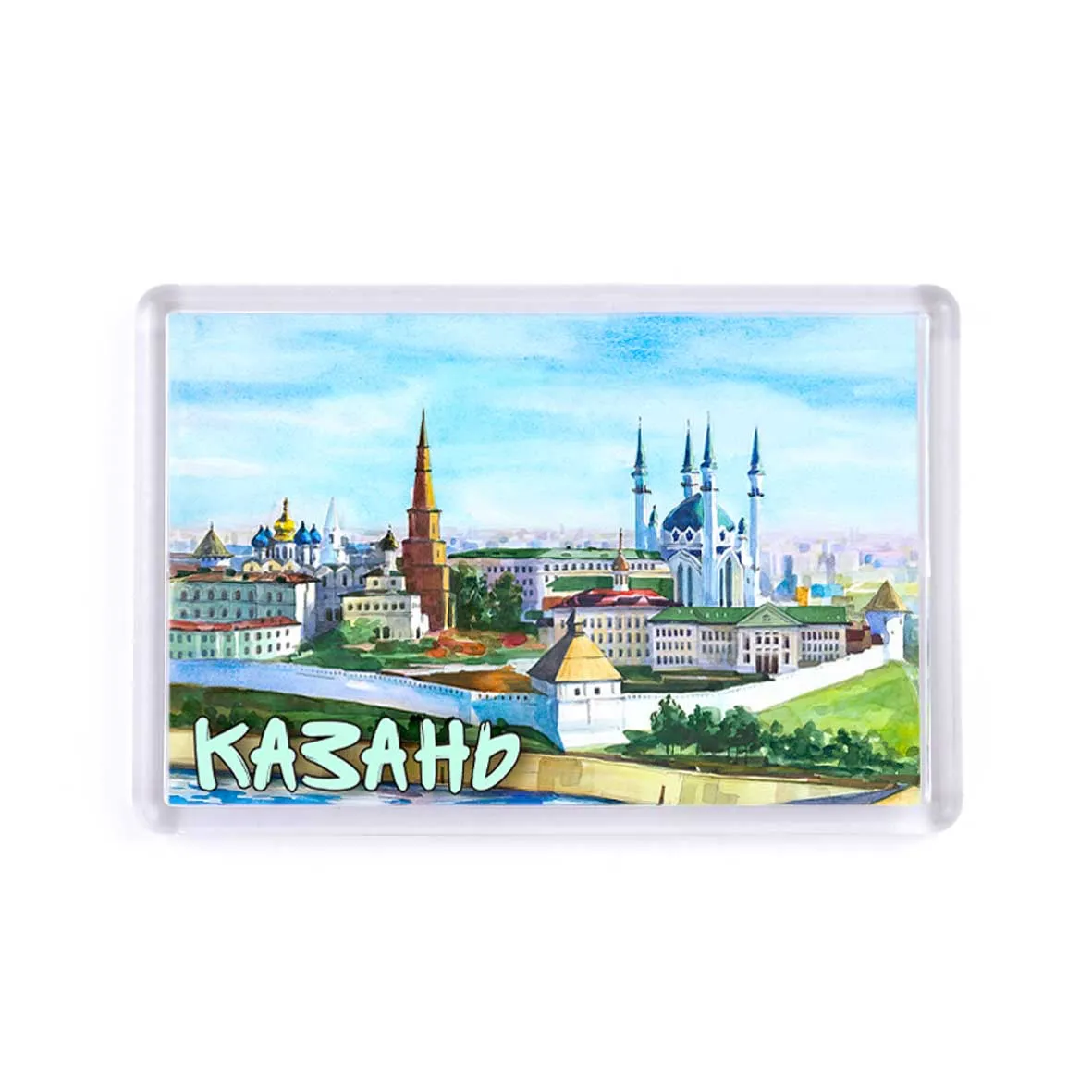 Магнит акрил 52х77мм  Казань