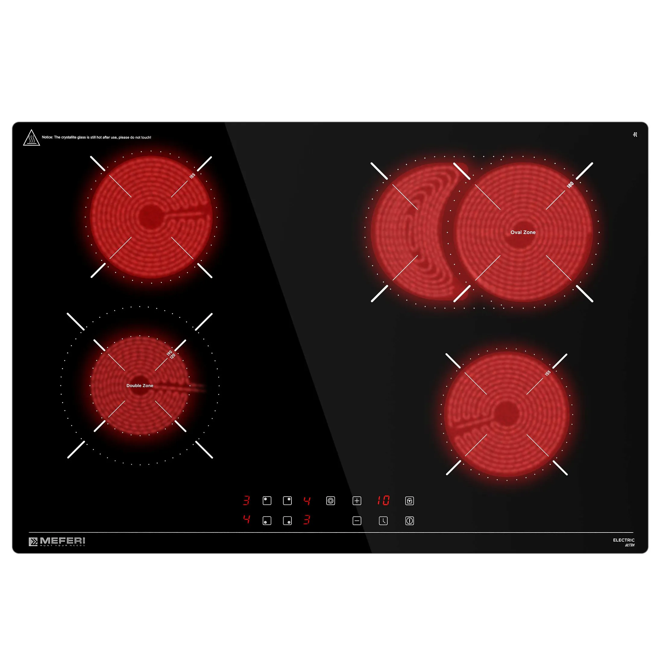Варочная панель электрическая Meferi MEH754BK ULTRA