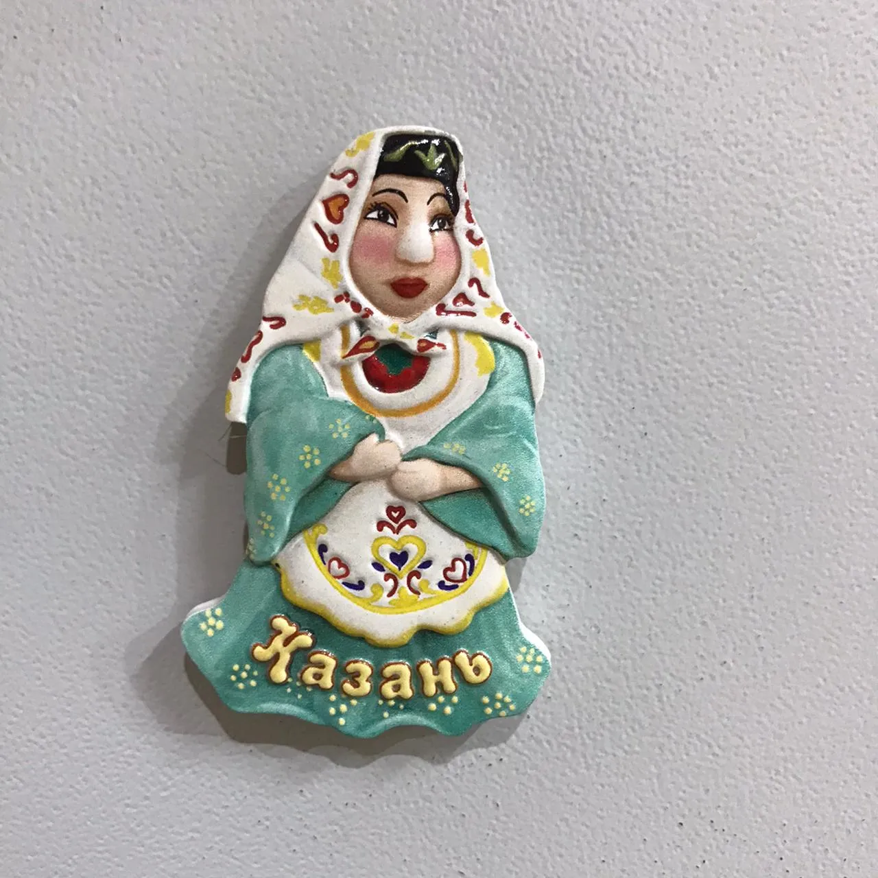 Магнит полист. Казань Эби зелен. WGp01-02-004