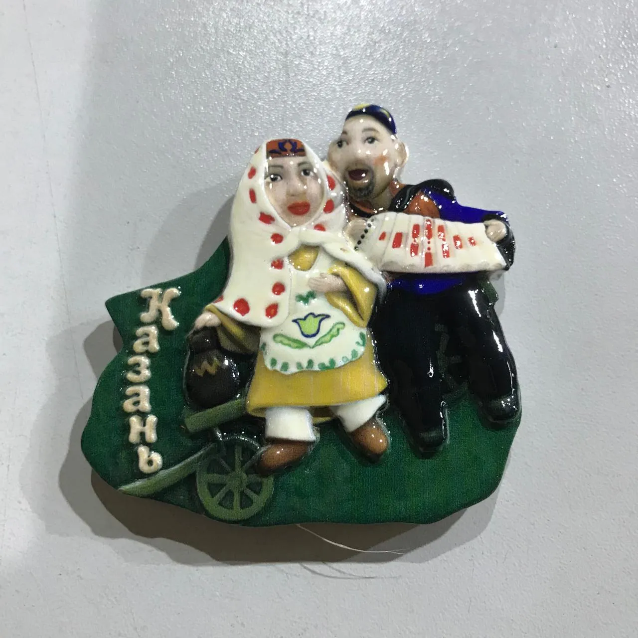 Магнит полист. Казань пара с гармошкой жел. WGp01-02-002