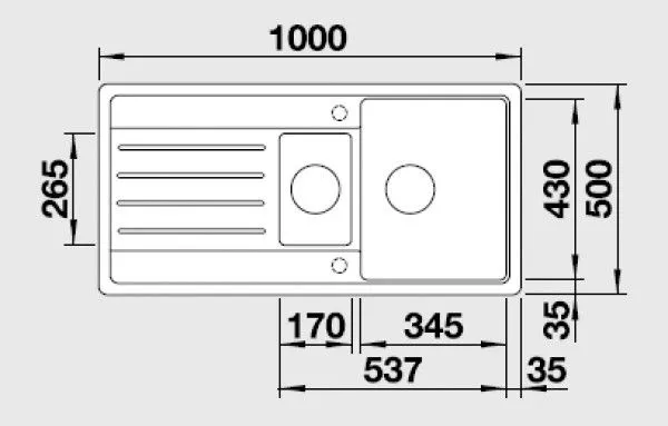Мойка Blanco LEGRA 6S SILGRANIT жасмин