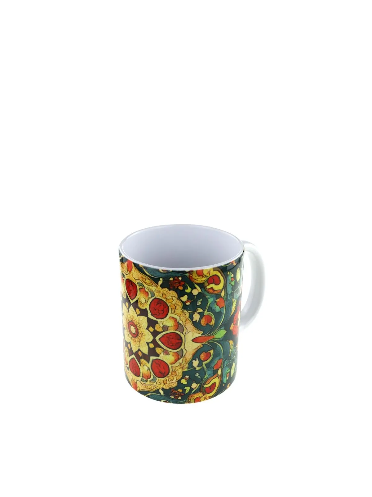 Керамическая кружка с татарским национальным орнаментом рисунок №4