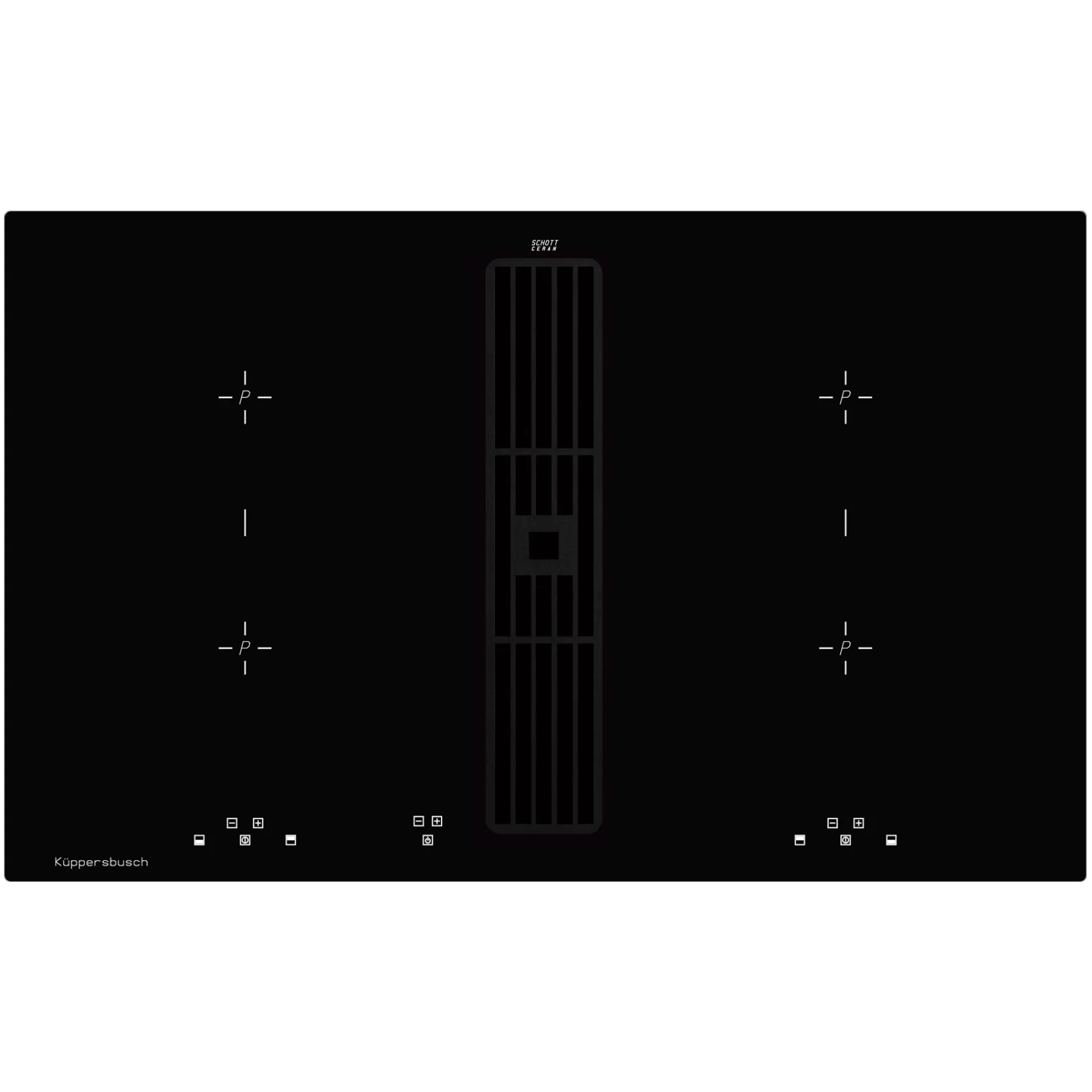 Индукционная варочная панель с вытяжкой Kuppersbusch KMI 8500.0 SR