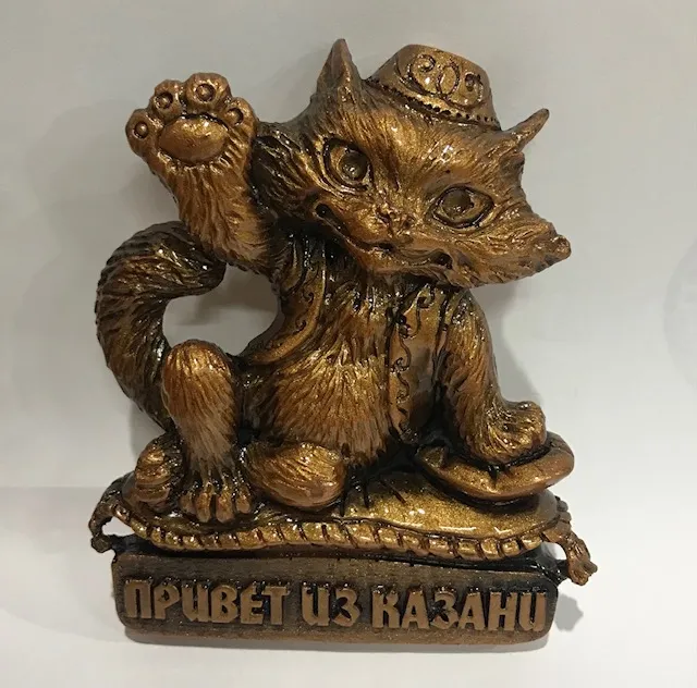 Магнит выпуклый Кот 8,5см