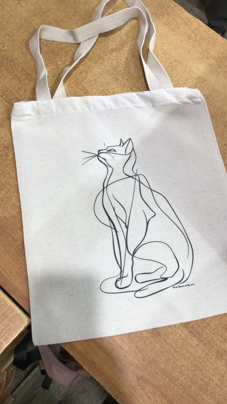 Сумка шоппер кот