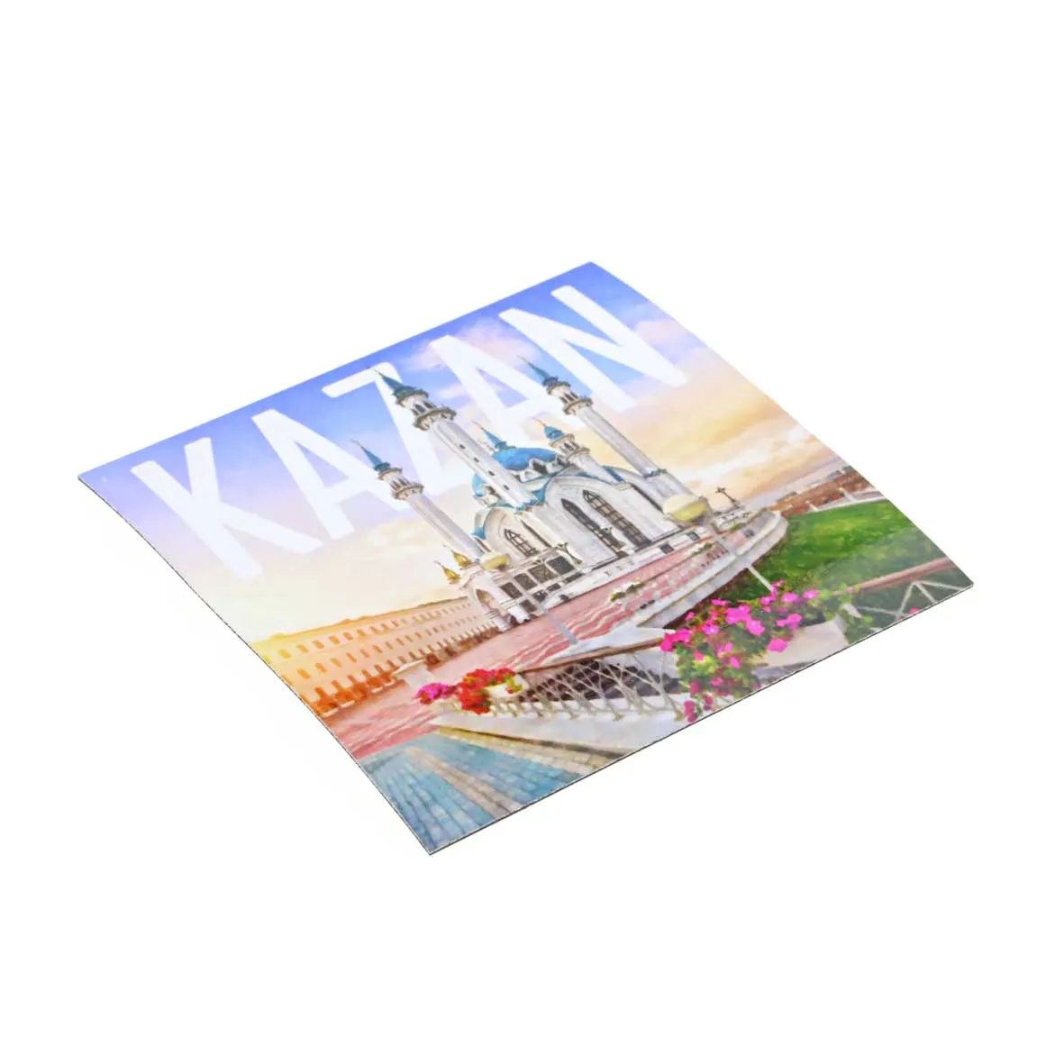 Магнит на холодильник Мечеть Кул-Шариф Казань 70х70 мм виниловый сувенир