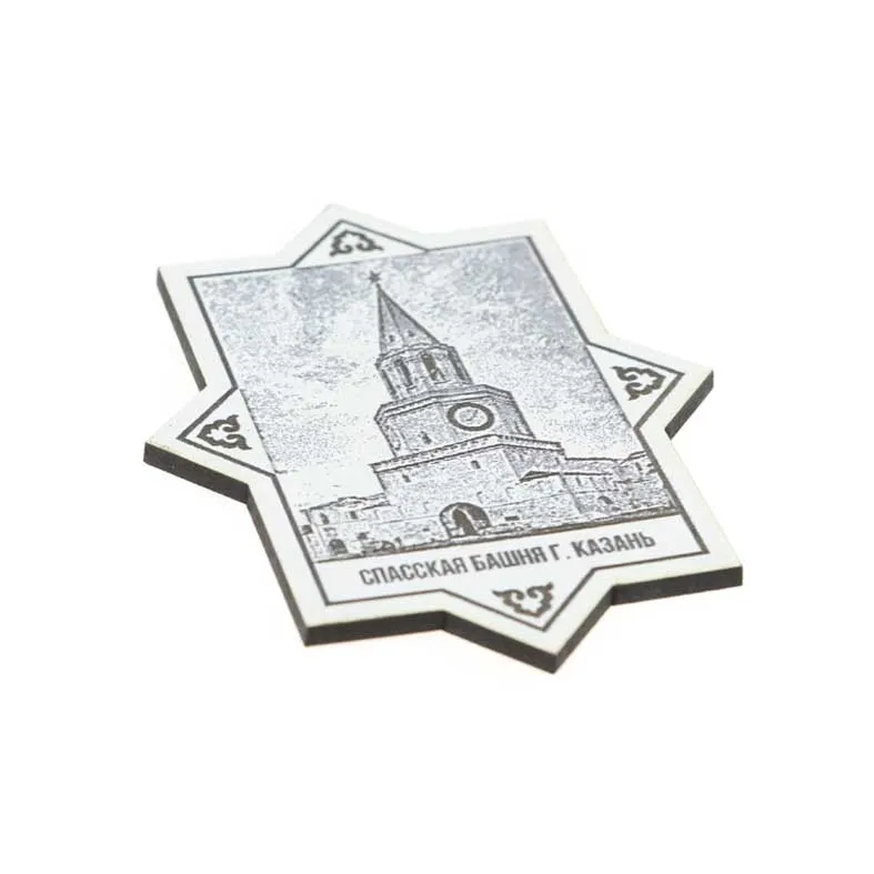 Магнит дерево хдф Спасская башня