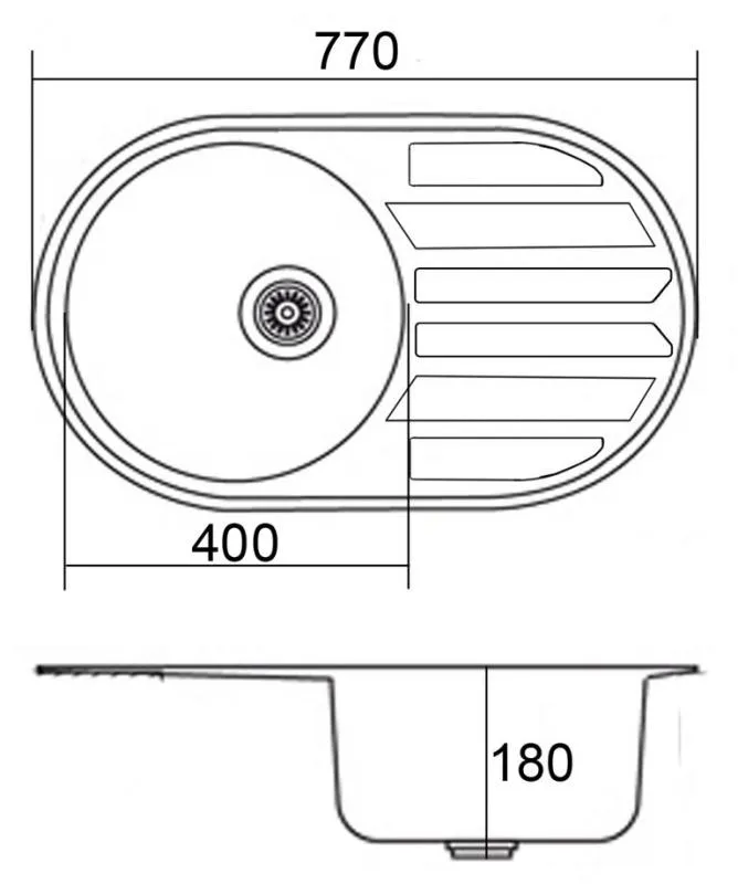 Кухонная мойка EMAR ЕМВ-7750 Кухонная мойка EMAR ЕМВ-7750