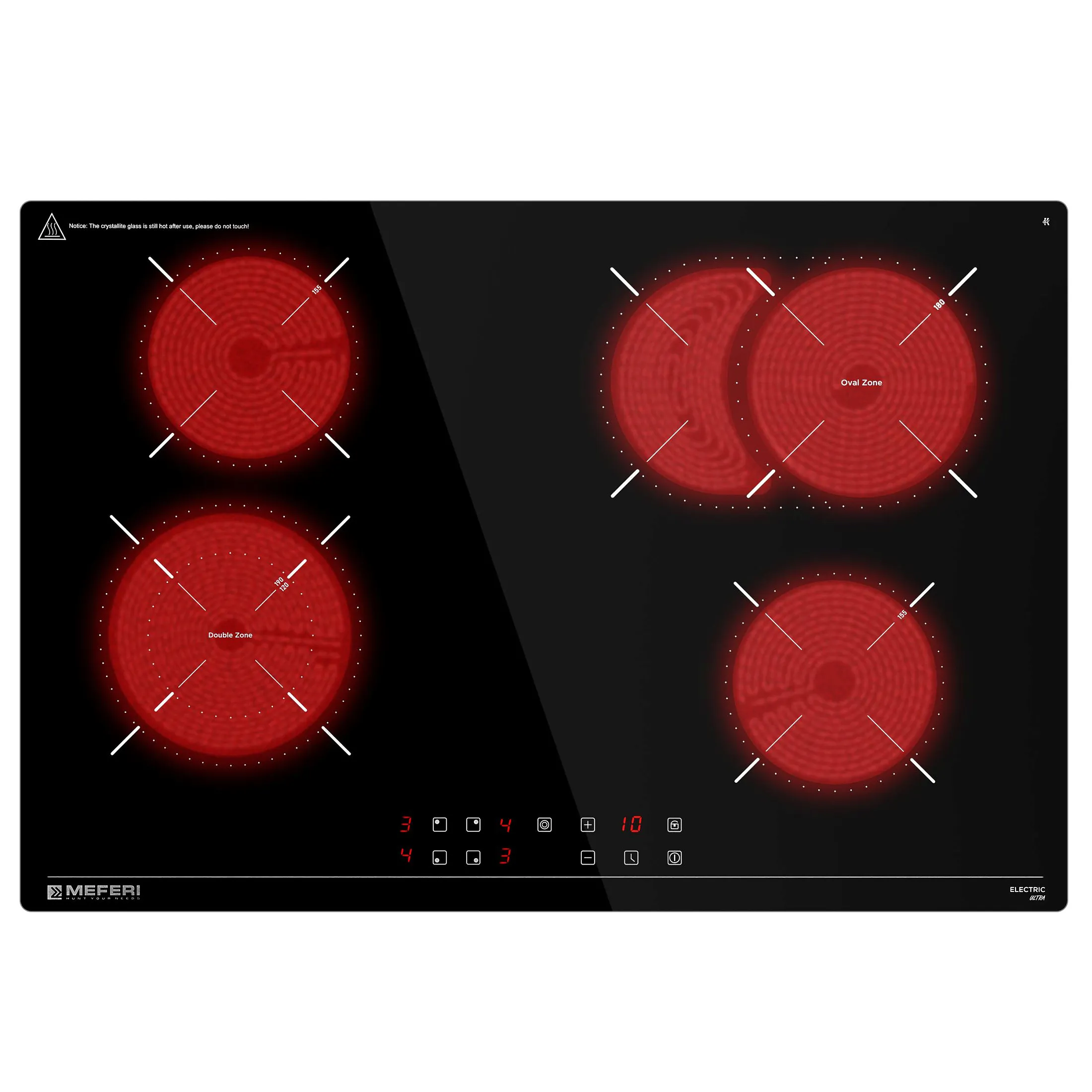 Варочная панель электрическая Meferi MEH754BK ULTRA
