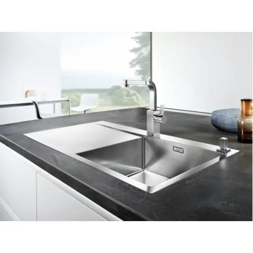 Мойка Blanco Flow XL 6 S-IF нержавеющая сталь зеркальная полировка с клапаном-автоматом Мойка Blanco Flow XL 6 S-IF нержавеющая сталь зеркальная полировка с клапаном-автоматом