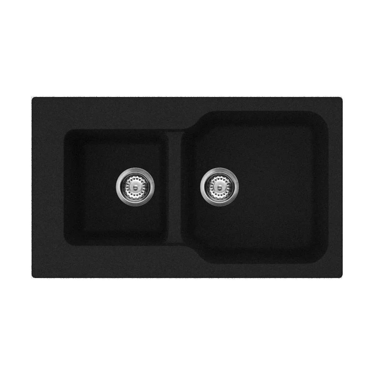 Мойка OMOIKIRI Maru 86-2-BL, чёрная Мойка OMOIKIRI Maru 86-2-BL, чёрная