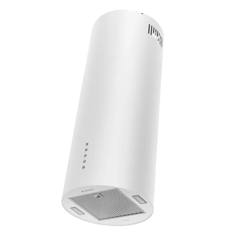 Вытяжка цилиндрическая островная Meferi TUBE35WH ISLA ULTRA
