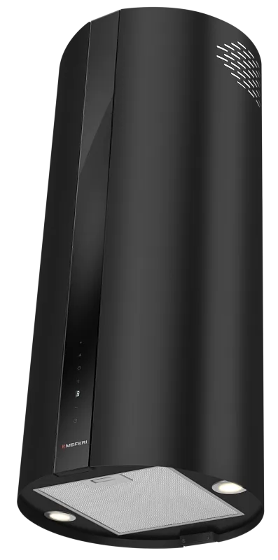 Вытяжка цилиндрическая островная Meferi TUBE40BK ISLA COMFORT PLUS
