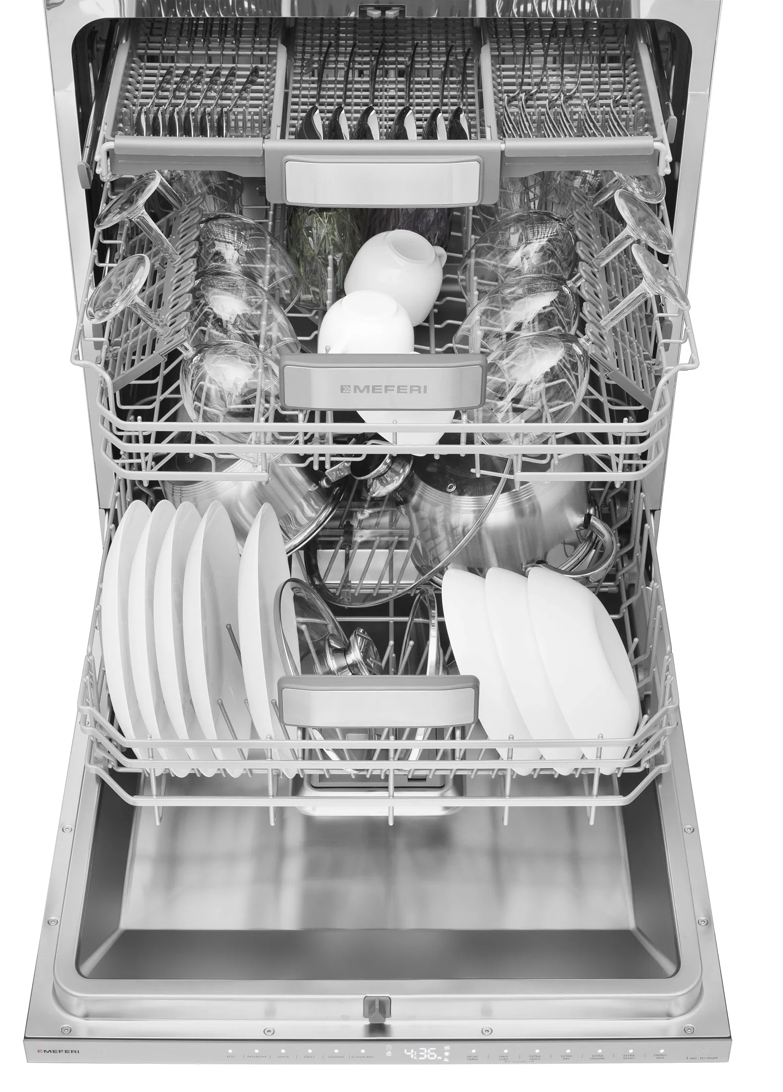 Посудомоечная машина встраиваемая Meferi с инвертором MDW6093 LUXE Посудомоечная машина встраиваемая Meferi с инвертором MDW6093 LUXE
