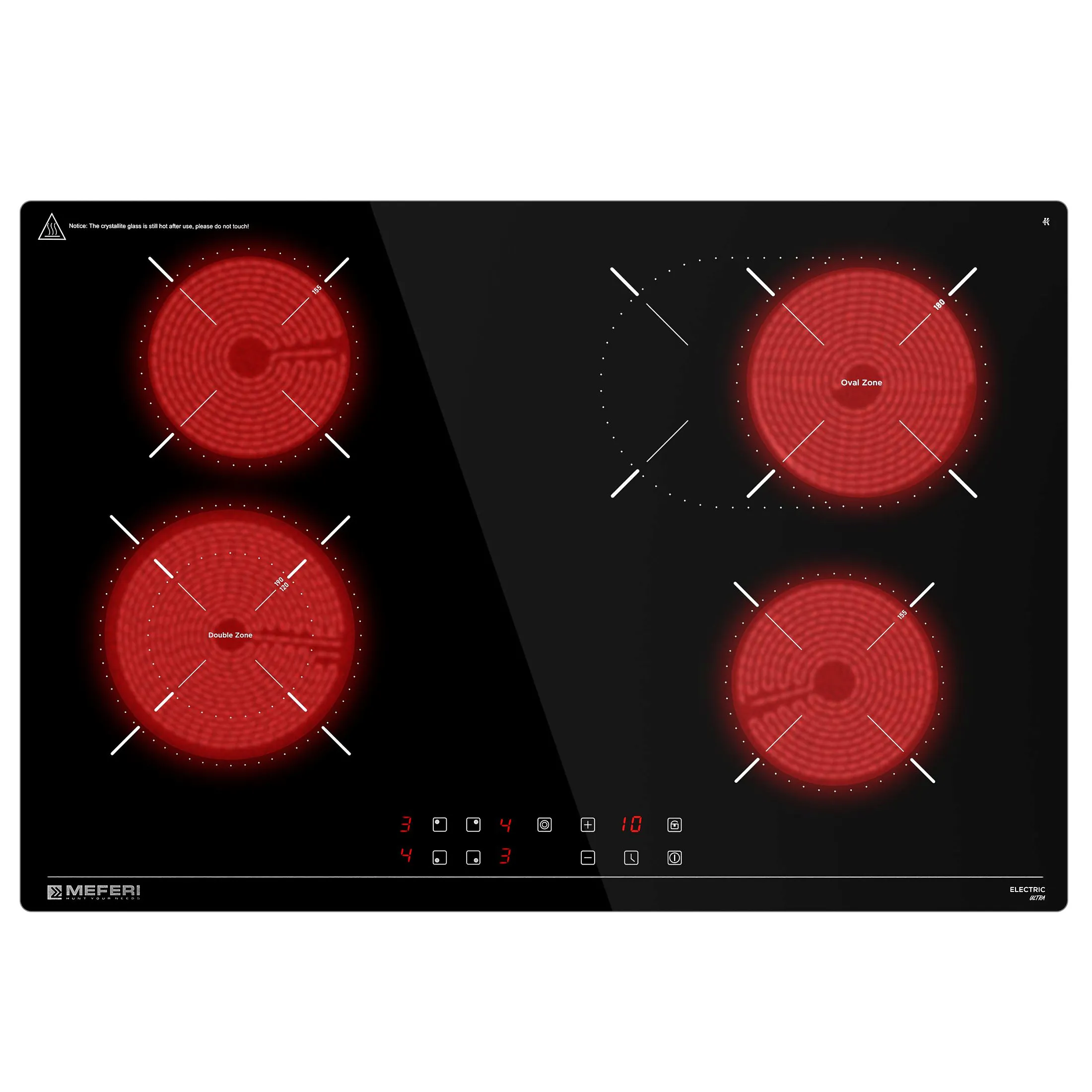 Варочная панель электрическая Meferi MEH754BK ULTRA