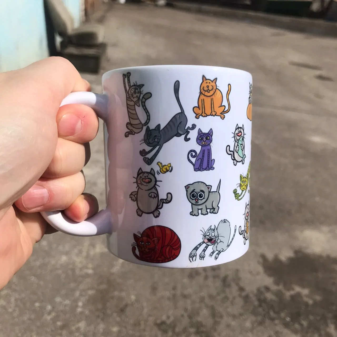 Кружка керамическая "CATS KZN"
