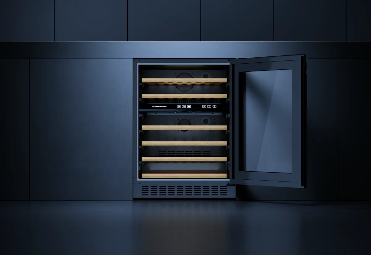 Встраиваемый винный шкаф Kuppersbusch FWKU 1851.0 S (46 бутылок)