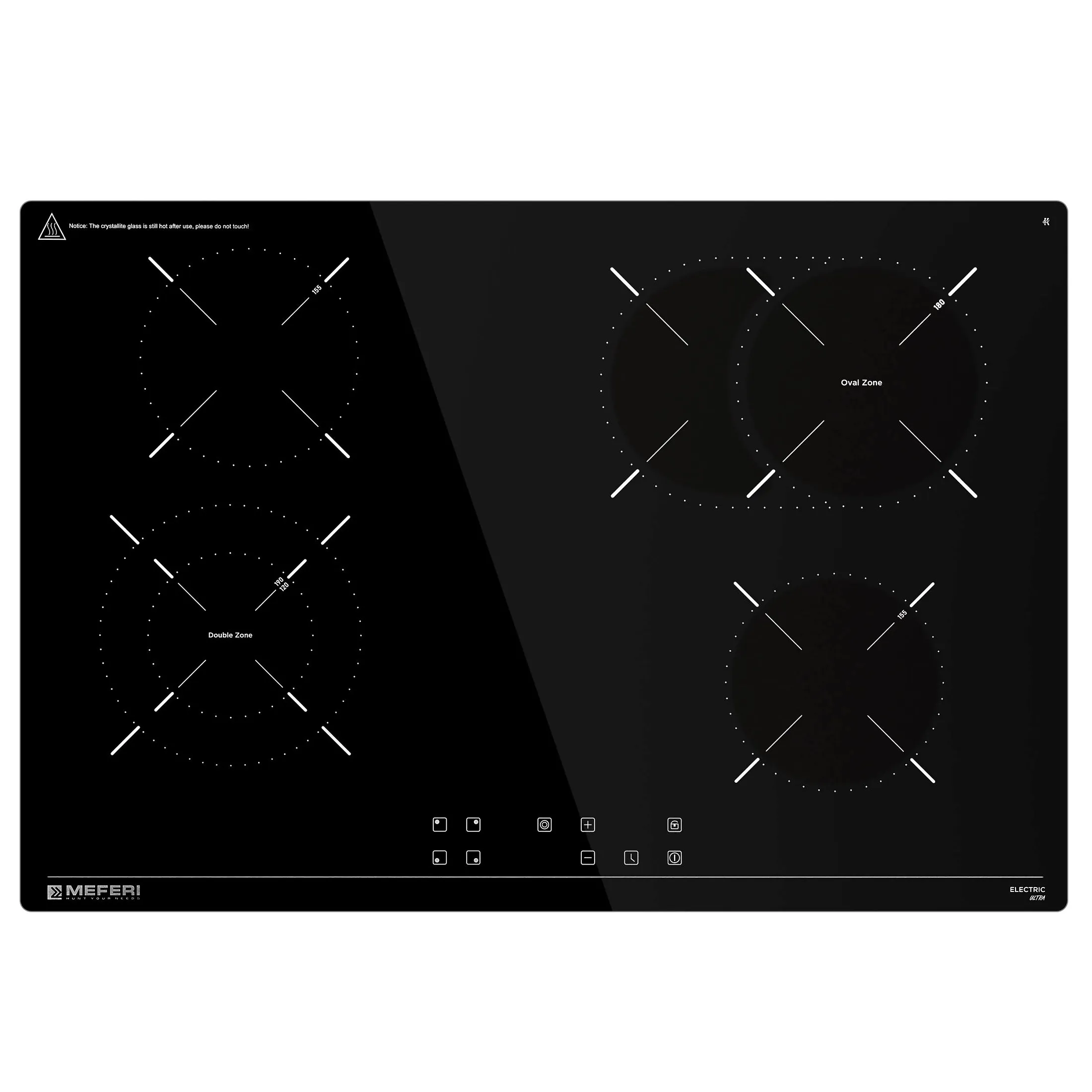 Варочная панель электрическая Meferi MEH754BK ULTRA
