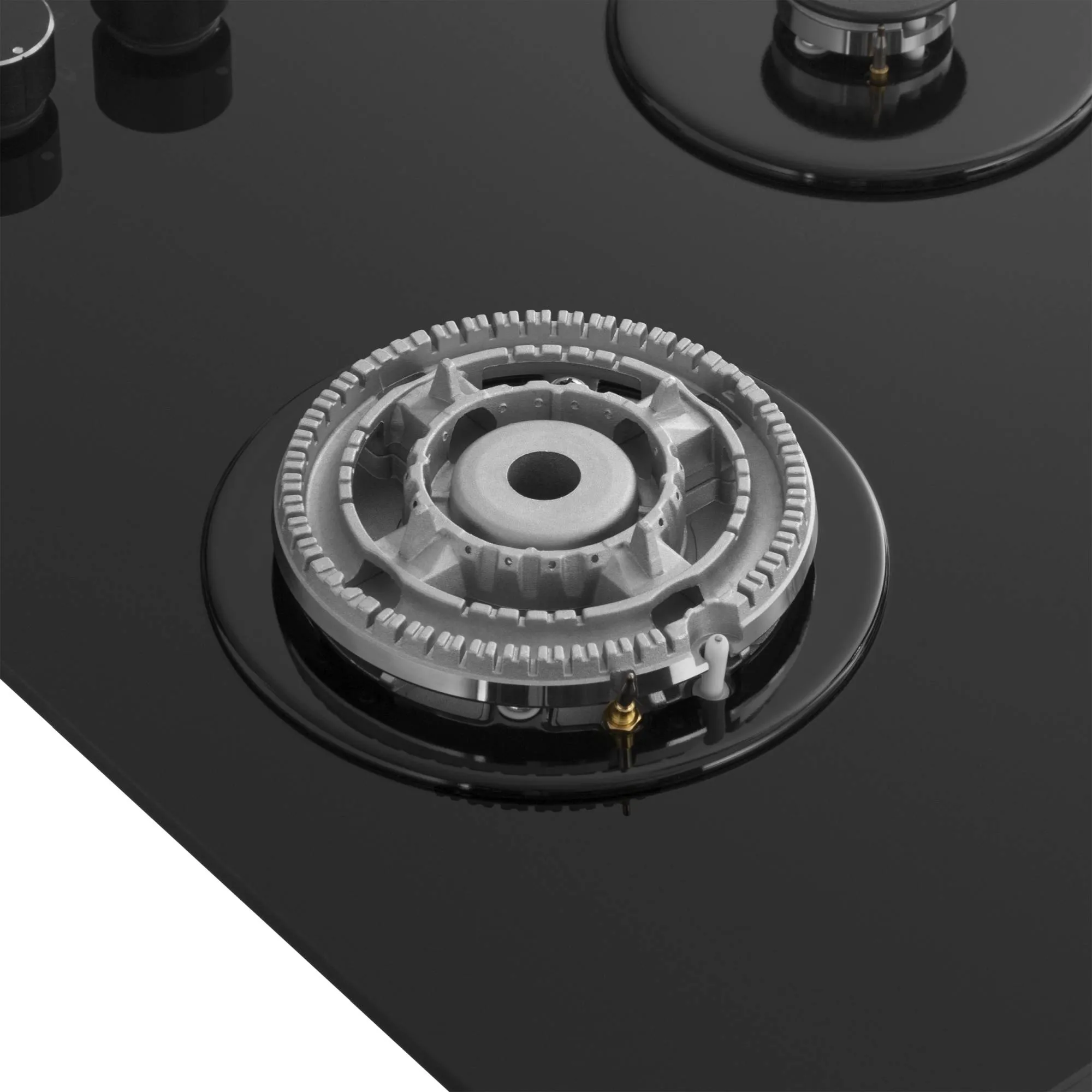 Варочная панель газовая Meferi MGH453BK GLASS POWER