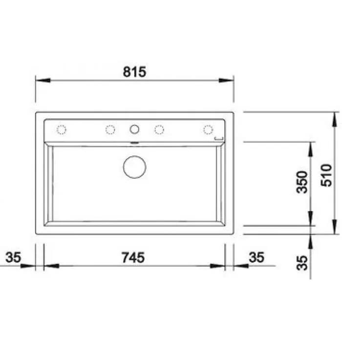 Мойка Blanco Dalago 8 жасмин с клапаном-автоматом