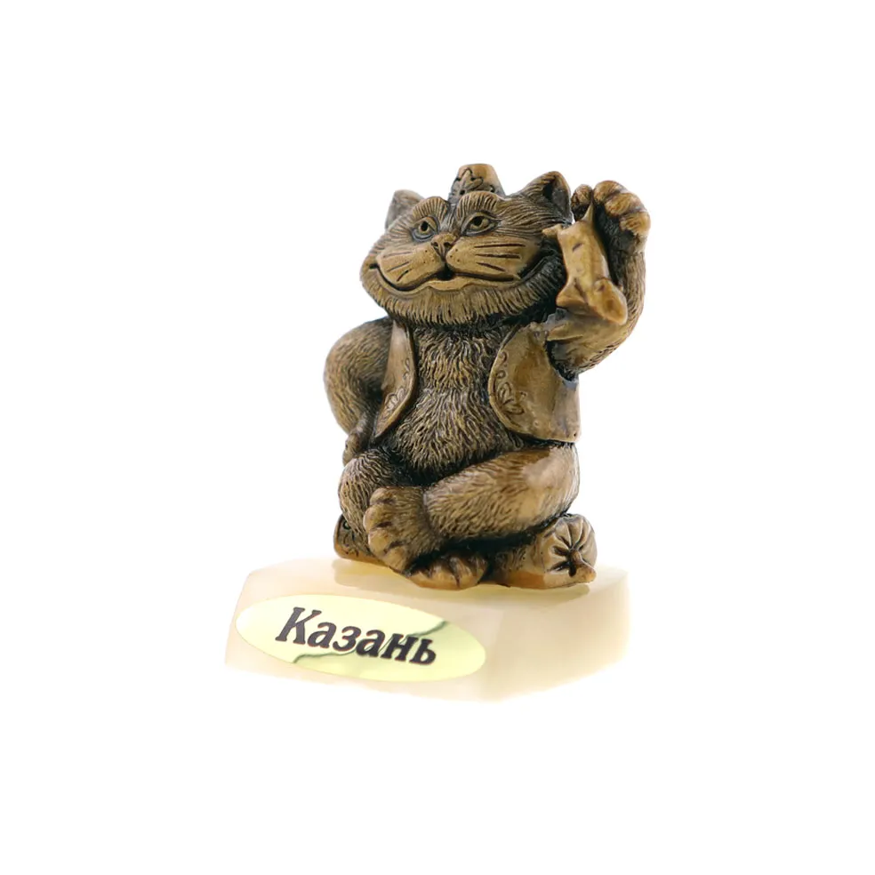 Кот на селените с мышкой Казань